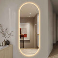 Oval LED Backlit Mirror without frame 5/1.5 ft wall hanging