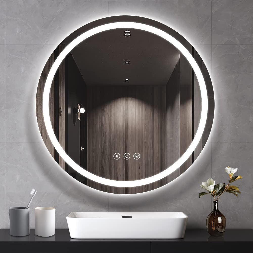 Round LED Mirror 36*36 inch Baklite plus front Frame less