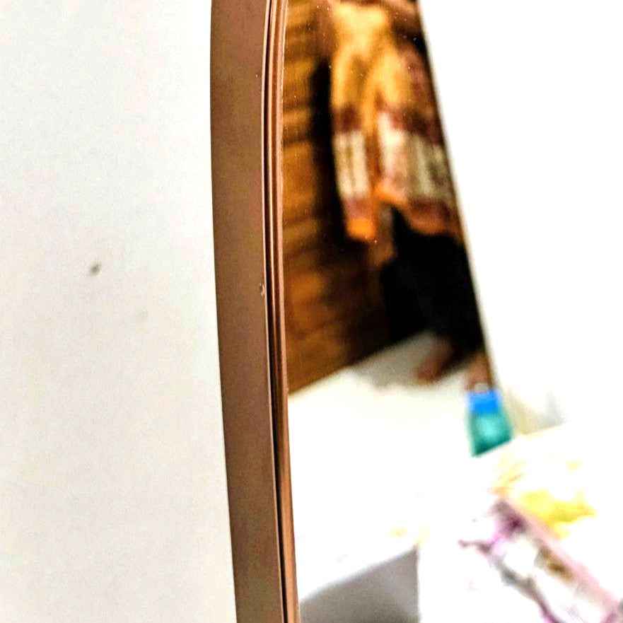 Rose Gold Aluminum Frame Mirror 5/1.5 ft