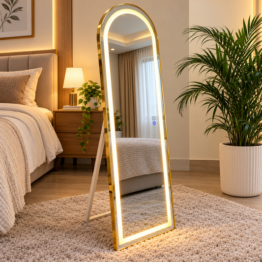 LED Mirror Golden 5/1.5 ft with touch sensor