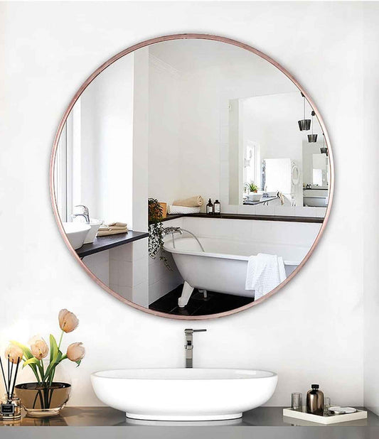 Rose Gold Round Mirror 30*30 inch