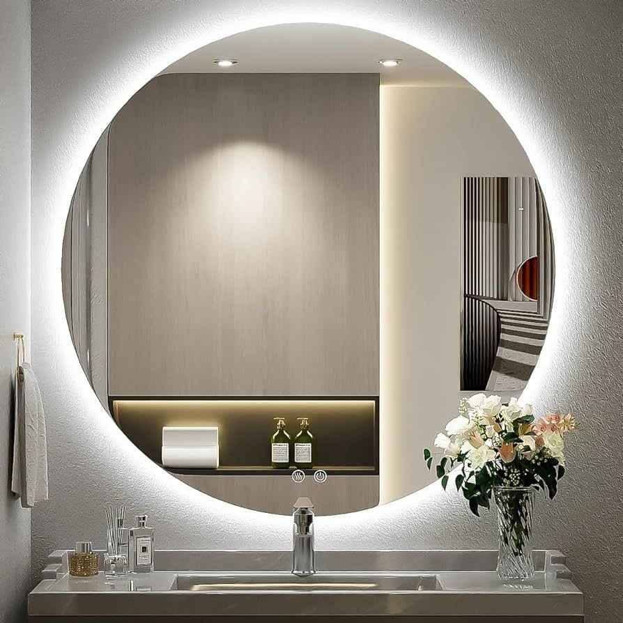 Round LED Mirror Backlit Frame less 30*30, 36*36 and 24*24 Inch