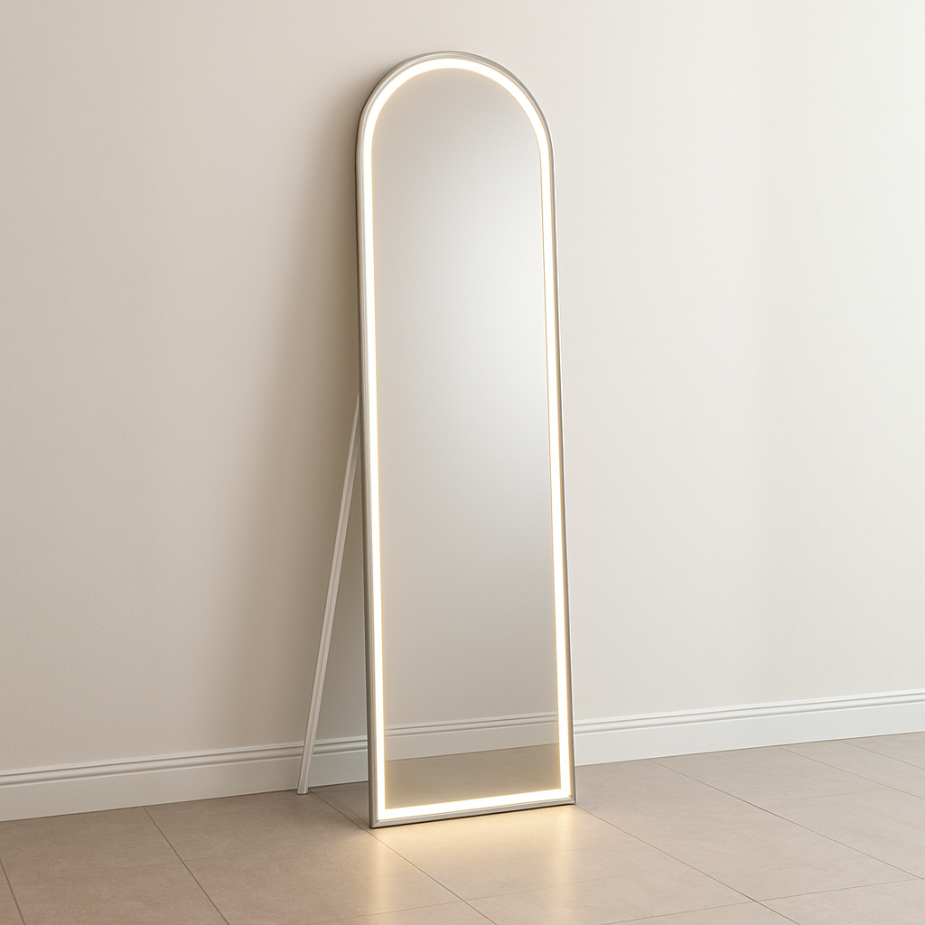 LED Mirror Silver 5/1.5 ft with touch sensor