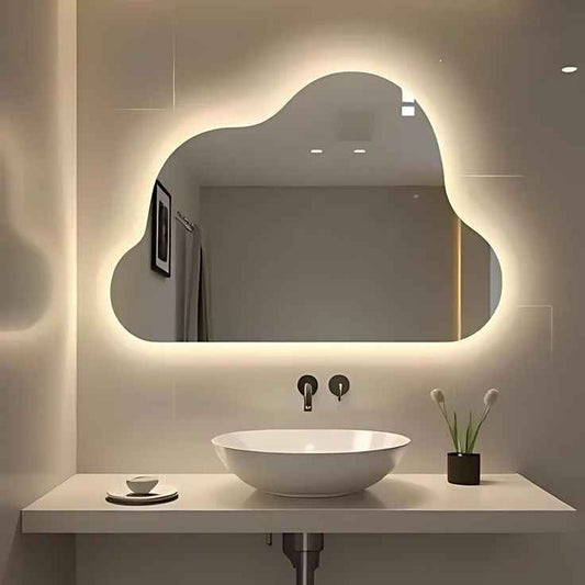 Cloud Shape LED Mirror 24*30 inch 5mm glass