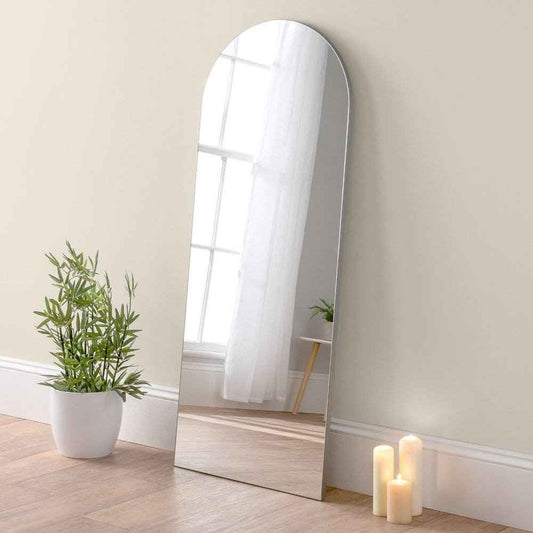 Silver Aluminum Frame Mirror 5/1.5 ft