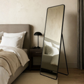 Mobile Shape Black frame standing mirror 5/1.5 ft - Mirror World BD