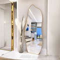 Dolphin Shape Golden Standing Mirror 5/2″ ft - Mirror World BD