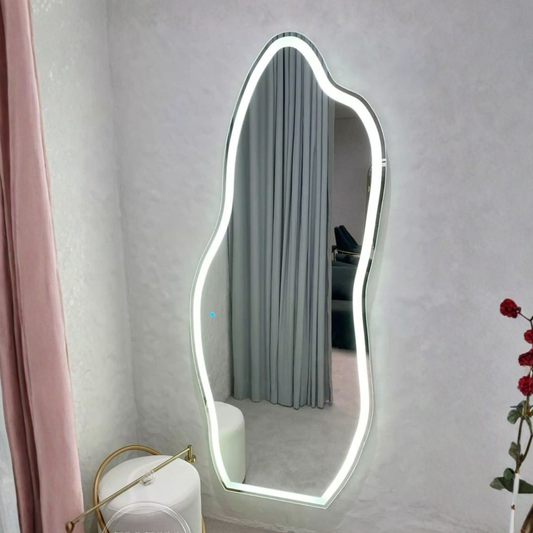 Dolphin Shape LED Mirror without frame 5/2 ft - Mirror World BD