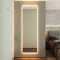 Rectangular LED Backlit Frame less Mirror 5/1.5 ft wall hanging - Mirror World BD