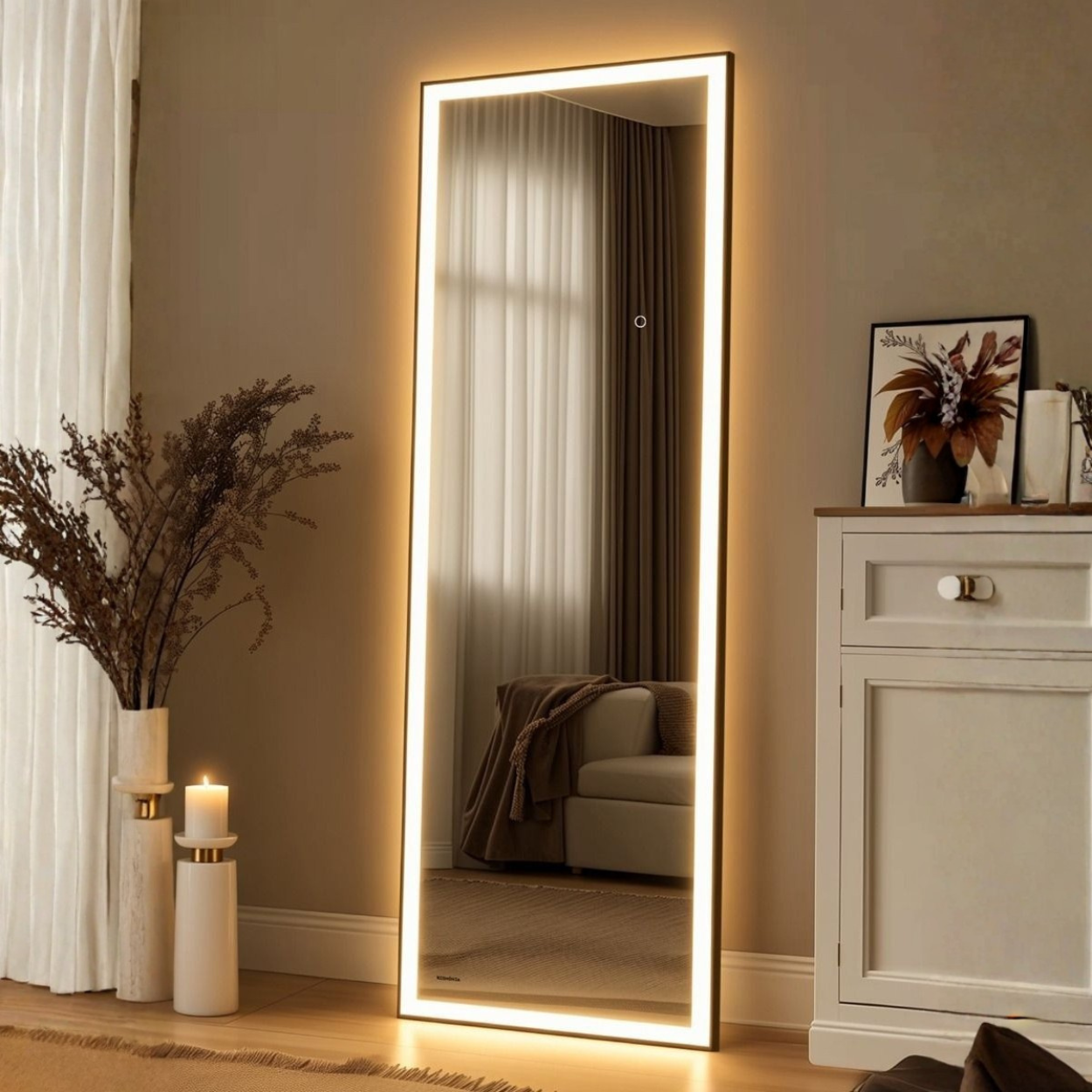 LED Rectangular Black 5/1.5 ft - Mirror World BD