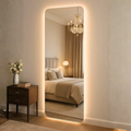 Mobile Shape Backlite LED Mirror 5/1.5 ft wall hanging - Mirror World BD