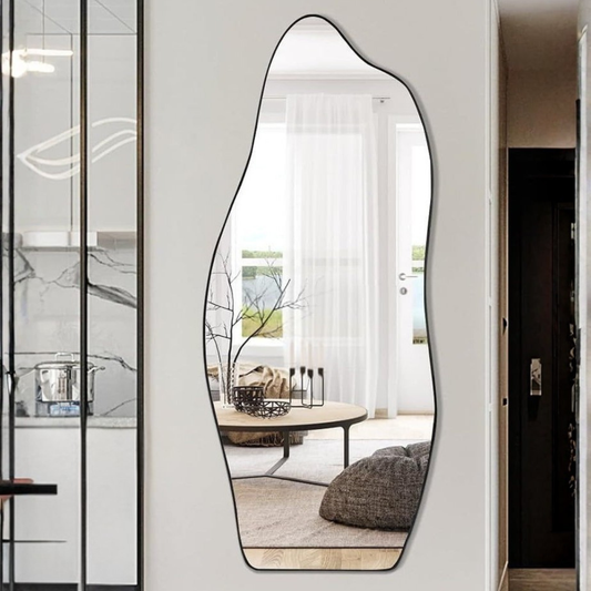 Dolphin Shape Black Wall hanging Mirror 5/2″ ft - Mirror World BD
