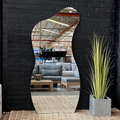 Hourglass irregular shape Mirror 5/2 ft - Mirror World BD