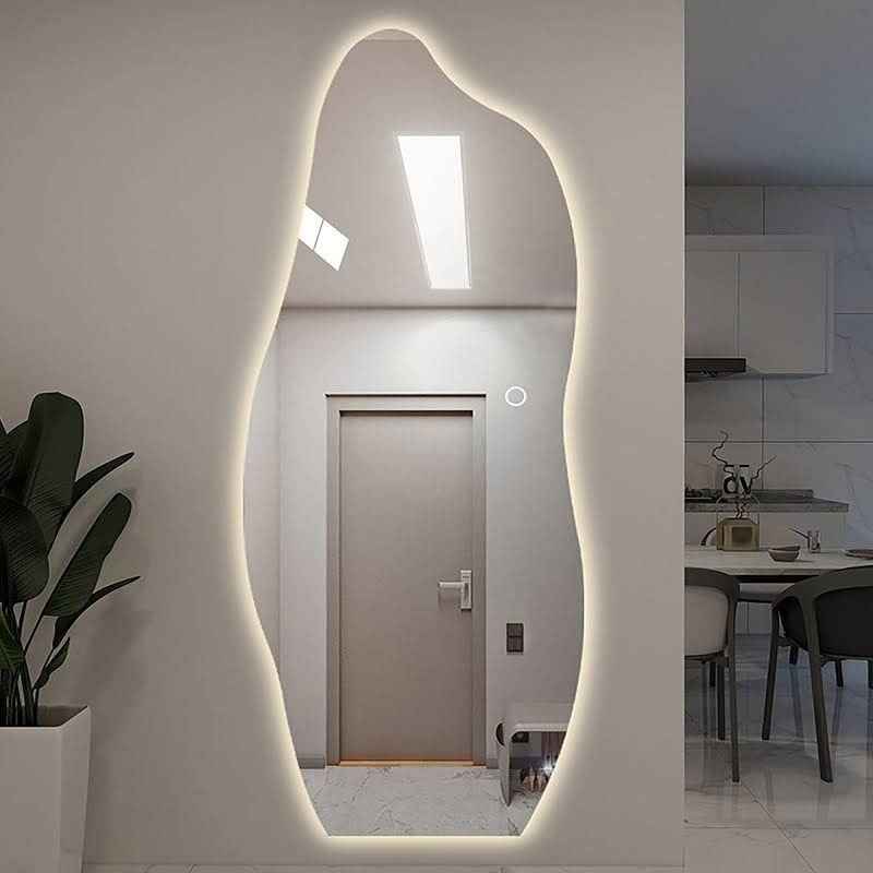 Dolphin Shape LED Backlit Mirror without frame 5/2 ft