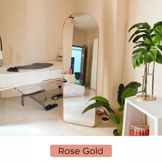 Rose Gold Aluminum Frame Mirror 5/1.5 ft - Mirror World BD