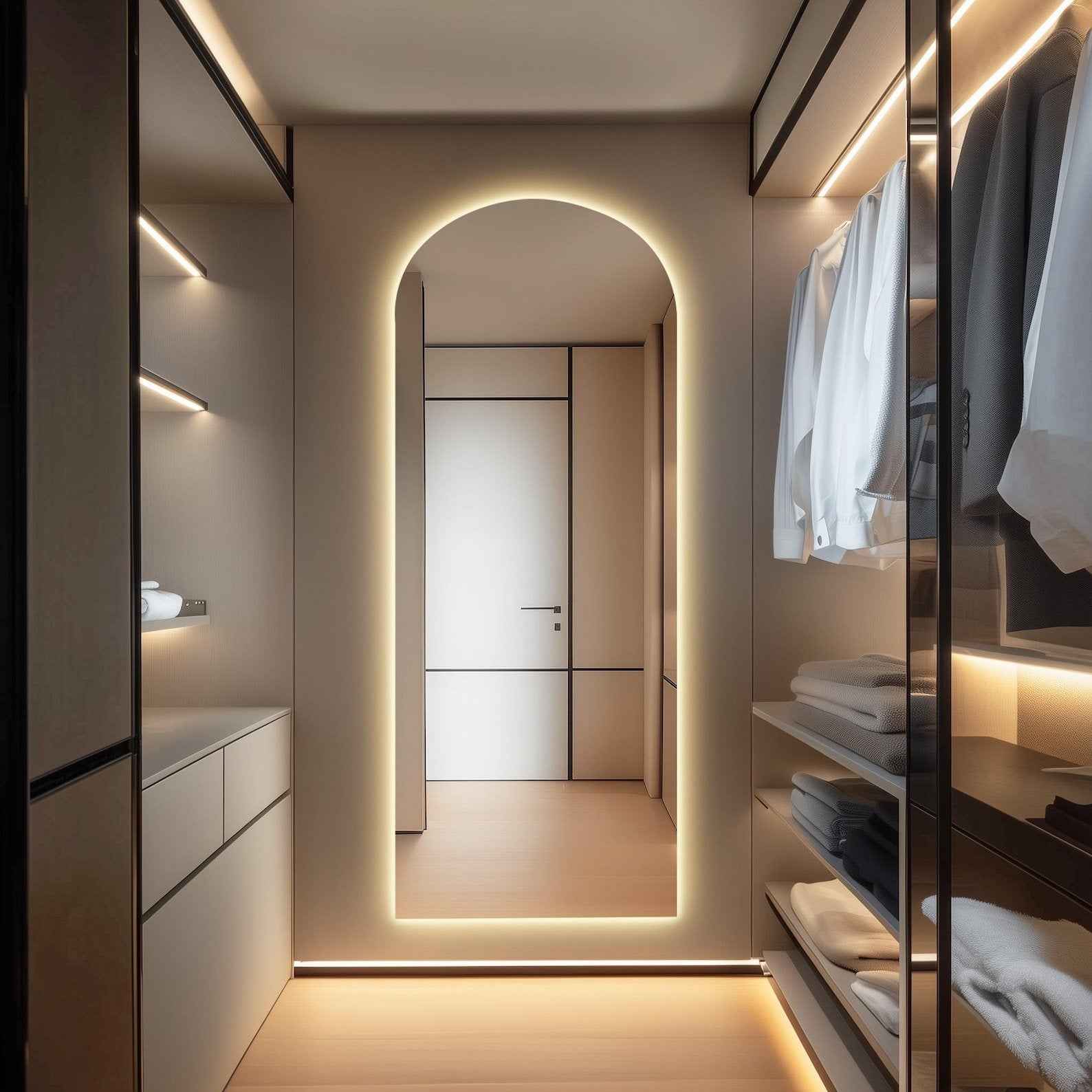 LED Mirror 5/1.5 ft wall hanging