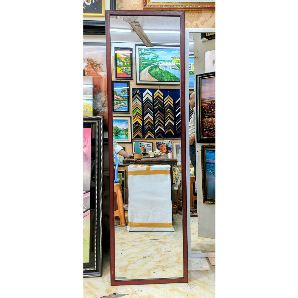 Chocolate Fiber Frame Mirror 5/1.5″ ft